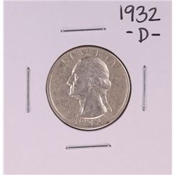 1932-D Washington Quarter Coin