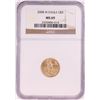 Image 1 : 2008-W $5 American Gold Eagle Coin NGC MS69