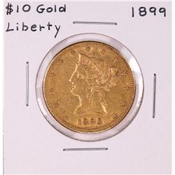 1899 $10 Liberty Head Eagle Gold Coin