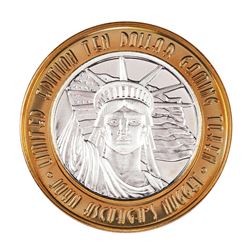 .999 Fine Silver Nugget Casino Sparks, NV $10 Limited Edition Gaming Token