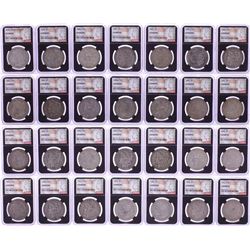 1878-1921 $1 Morgan Silver Dollar (28) Coin Date Set NGC Genuine