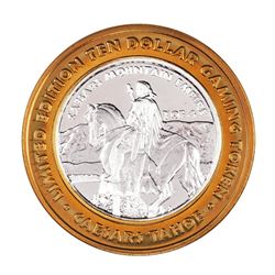 .999 Fine Silver Caesars Palace Las Vegas $10 Limited Edition Gaming Token