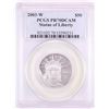 Image 1 : 2003-W $50 Proof American Platinum Eagle Coin PCGS PR70DCAM