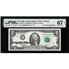 Image 1 : 1995 $2 Federal Reserve Note PMG Superb Gem Uncirculated 67EPQ Courtesy Autograph