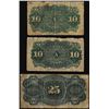 Image 2 : Lot of (3) Fourth issue Fractional Currency Notes