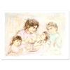 Image 1 : Edna Hibel (1917-2014) "Marilyn and Children" Limited Edition Lithograph