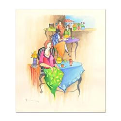 Itzchak Tarkay (1935-2012) Original Mixed Media Watercolor