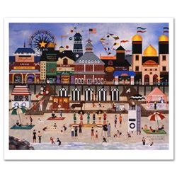 Jane Wooster Scott "Footprints in the Sand" Limited Edition Lithograph