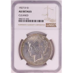 1927-D $1 Peace Silver Dollar Coin NGC Unc Details