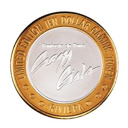 .999 Silver Riviera Hotel & Casino Las Vegas $10 Casino Limited Edition Gaming Token