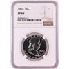 Image 1 : 1963 Proof Franklin Half Dollar Coin NGC PF69