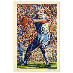 Paul Blaine Henrie (1932-1999) "Roger Staubach" Limited Edition Serigraph
