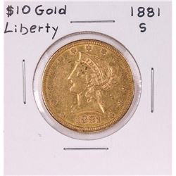 1881-S $10 Liberty Head Eagle Gold Coin