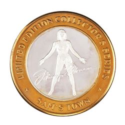 .999 Silver Sam's Town Las Vegas, NV $10 Casino Limited Edition Gaming Token