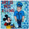 Image 1 : Jozza "Art Is not a Crime" Original Mixed Media on Canvas