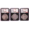 Image 1 : Lot of 1899-O to 1901-O $1 Morgan Silver Dollar Coins NGC Genuine