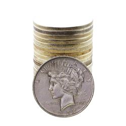 Roll of (20) 1922 $1 Peace Silver Dollar Coins