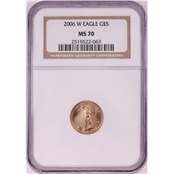 2006-W $5 American Gold Eagle Coin NGC MS70