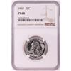 Image 1 : 1955 Proof Washington Quarter Coin NGC PF68