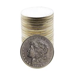 Roll of (20) Brilliant Uncirculated 1921 $1 Morgan Silver Dollar Coins