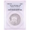 Image 1 : 2003-W $100 Proof American Platinum Eagle Coin PCGS PR70DCAM