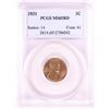 Image 1 : 1931 Lincoln Wheat Cent Coin PCGS MS65RD