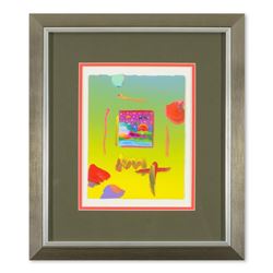 Peter Max "Woodstock Series: Cosmic Sunrise" Original Mixed Media Acrylic on Paper