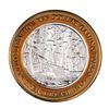 Image 1 : .999 Fine Silver Treasure Island Las Vegas, Nevada $10 Limited Edition Gaming Token