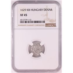 1629 KB Hungary Denar 'Madonna and Child' Coin NGC XF45