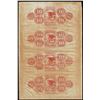 Image 2 : Uncut Sheet of (4) 1800's $10 Canal Bank New Orleans, Louisiana Obsolete Notes