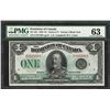 Image 1 : 1923 $1 Dominion of Canada Bank Note DC-25o PMG Choice Uncirculated 63