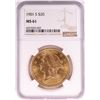 Image 1 : 1901-S $20 Liberty Head Double Eagle Gold Coin NGC MS61