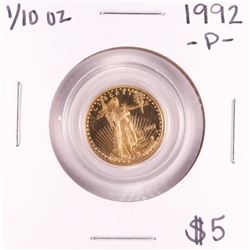 1992-P $5 Proof American Gold Eagle Coin