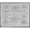 Image 2 : Half Sheet of 1800's $1 and $3 The Bank of Michigan Marshall, MI Obsolete Notes