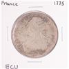 1775 France Louis XVI ECU Silver Coin