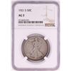 Image 1 : 1921-S Walking Liberty Half Dollar Coin NGC AG3