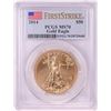 Image 1 : 2014 $50 American Gold Eagle Coin PCGS MS70 First Strike