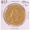 1854-S Type 1 $20 Liberty Head Double Eagle Coin