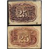 Image 2 : Lot of (2) 1863 Twenty-Five Cent Second Issue Fractional Currency Notes