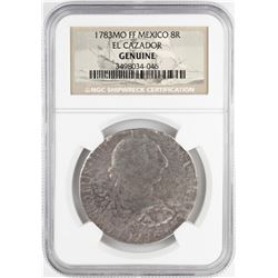 1783MO FF Mexico 8 Reales El Cazador Shipwreck Coin NGC Genuine