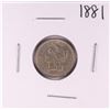 Image 1 : 1881 Three Cent Nickel Coin