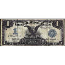 1899 $1 Black Eagle Silver Certificate Note