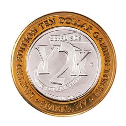 .999 Silver Sierra Sids Sparks, Nevada $10 Casino Limited Edition Gaming Token