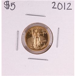 2012 $5 American Gold Eagle Coin