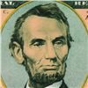 Image 2 : Steve Kaufman (1960-2010) "Abraham Lincoln" Limited Edition Silkscreen on Canvas