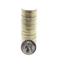 Roll of (40) Brilliant Uncirculated 1958 Washington Quarter Coins