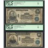 Image 1 : 1902PB $5/10 First NB of Washington, PA CH# 586 National Currency Notes PCGS Fine 12