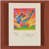 Image 2 : Peter Max "Cosmic Flyer with Sun" Limited Edition Lithograph