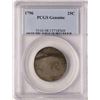 Image 1 : 1796 Draped Bust Quarter Coin PCGS Genuine