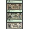 Image 1 : Lot of 1902PB $5/10/20 Washington, PA CH# 3383 National Currency Notes PCGS F12/F15